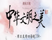 《中华文明之美》湖南卫视周日至周四每晚7:30播出的传统文化的节目